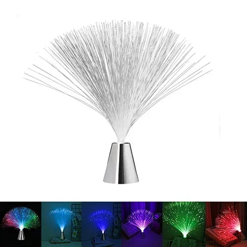 7 Color LED Fiber Optic Lamp Multicolor Star Sky Light for Holiday Wedding Centerpiece Optic Fiber LED Night Lighting Decor Lamp Trendy Home