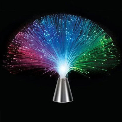 7 Color LED Fiber Optic Lamp Multicolor Star Sky Light for Holiday Wedding Centerpiece Optic Fiber LED Night Lighting Decor Lamp Trendy Home